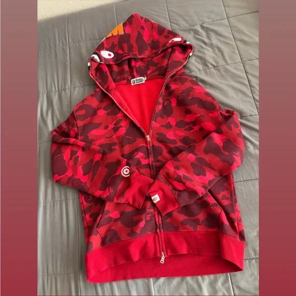 Red bapsta hoodie